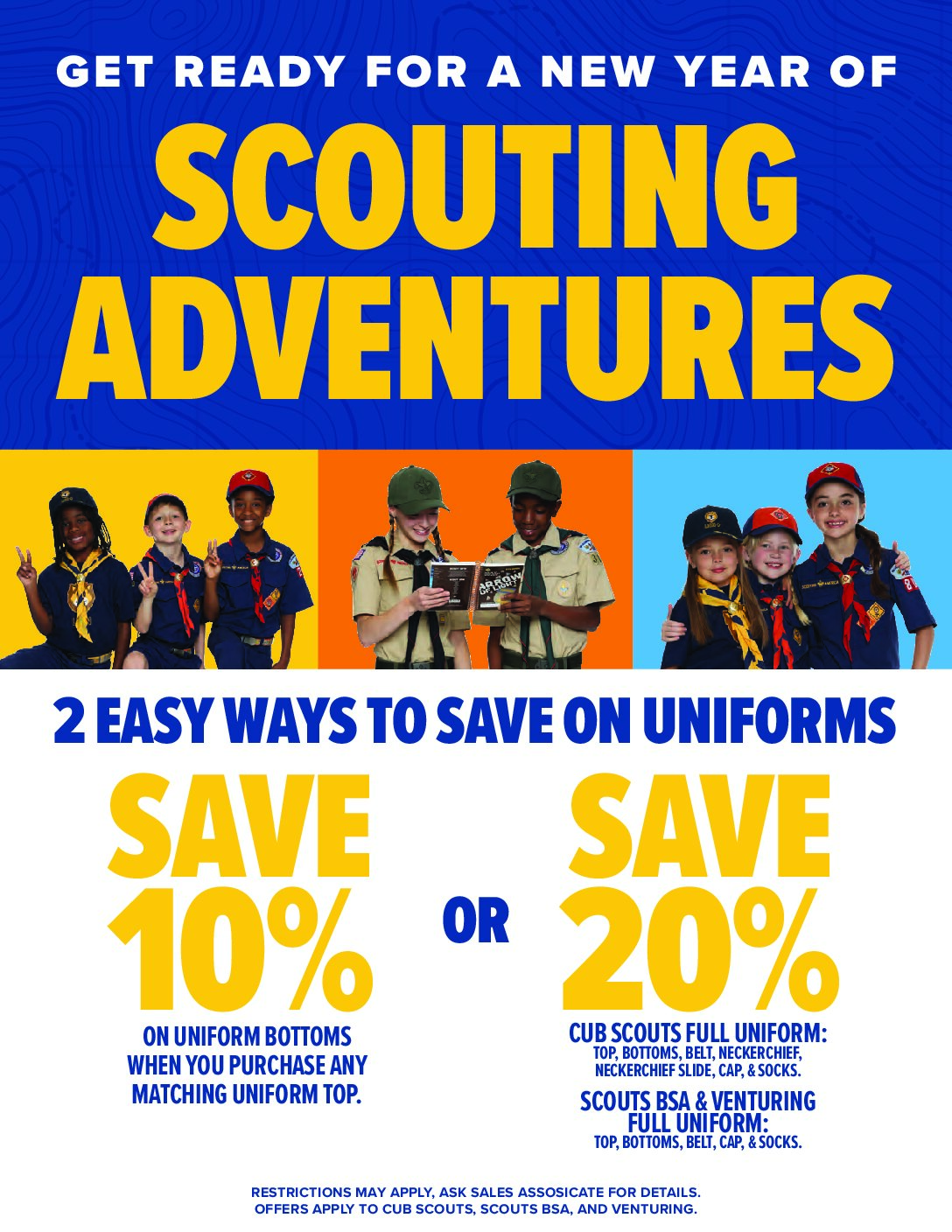Uniform Promotion Callout and Faceout Signs